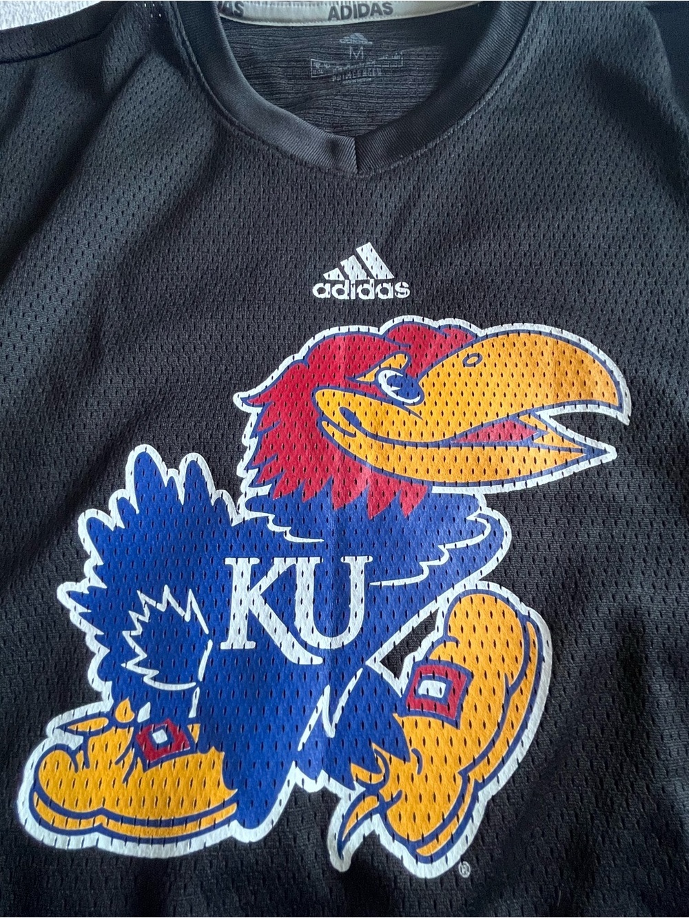 adidas Black Performance Crewneck with Subtle Logo - Picture 2 of 4